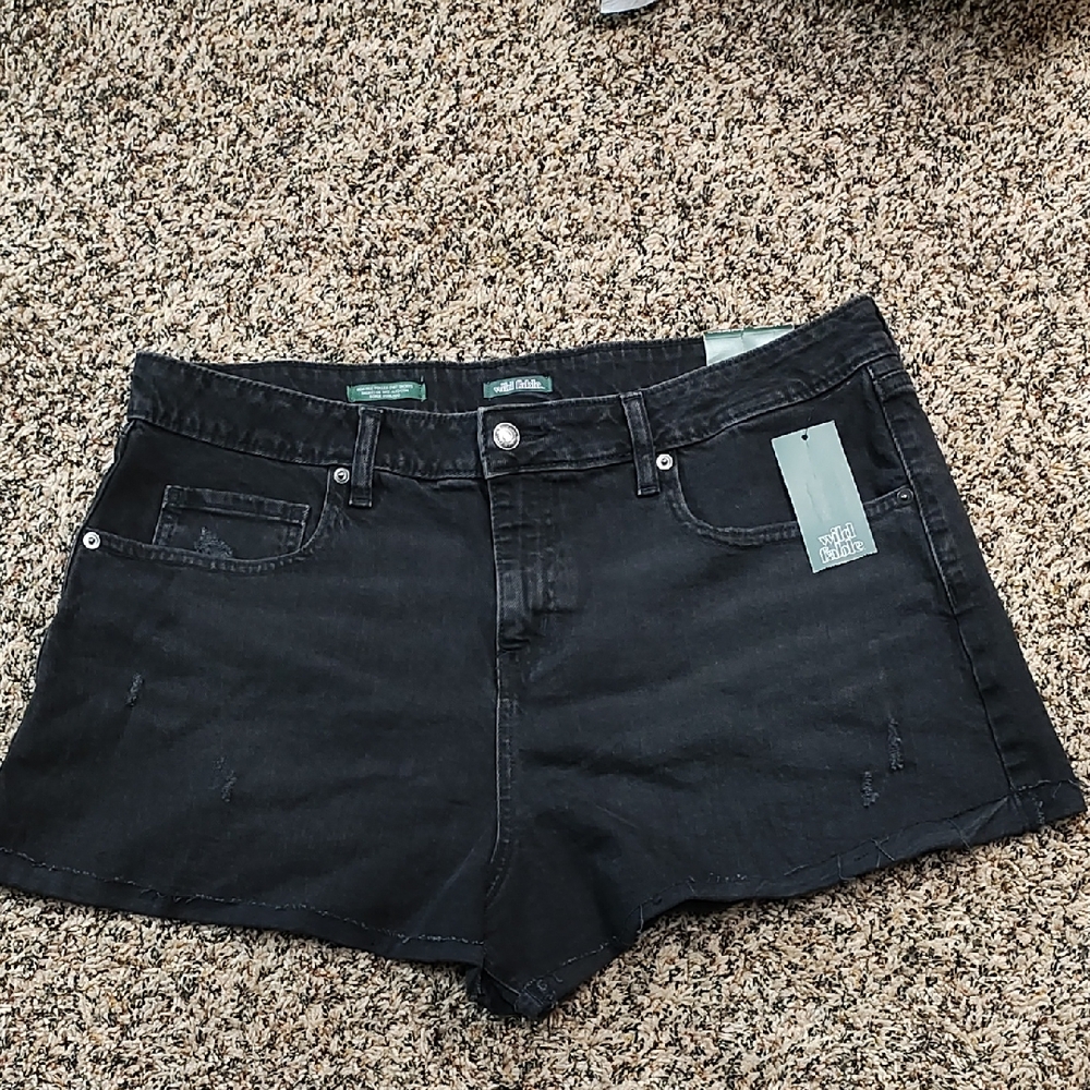 Wild Fable | Black Denim Women's Shorts